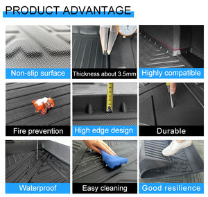 Vente en gros de nouvelles fonctionnalités TPO plateau de coffre arrière antidérapant accessoires automobiles utilisation de tapis de voiture pour Volkswagen <span class=keywords><strong>ID</strong></span>-<span class=keywords><strong>BUZZ</strong></span> 2025 - Product Image 3