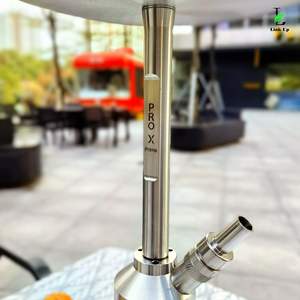 Narguilé en acier inoxydable, narguilé allemand Pro-X, Shisha portable, narguilé à vapeur Sheesha Chicha Cachimbas Ensemble narguilé - Product Image 5