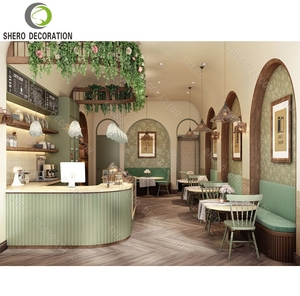 ออกแบบร้านเบเกอรี่หรูหรา ตู้โชว์ขนมปังแบบกำหนดเอง ตู้โชว์ขนมคุกกี้ ช็อกโกแลต เค้ก หลายชั้น ทำจากกระจก เฟอร์นิเจอร์ร้านเบเกอรี่ - Product Image 3