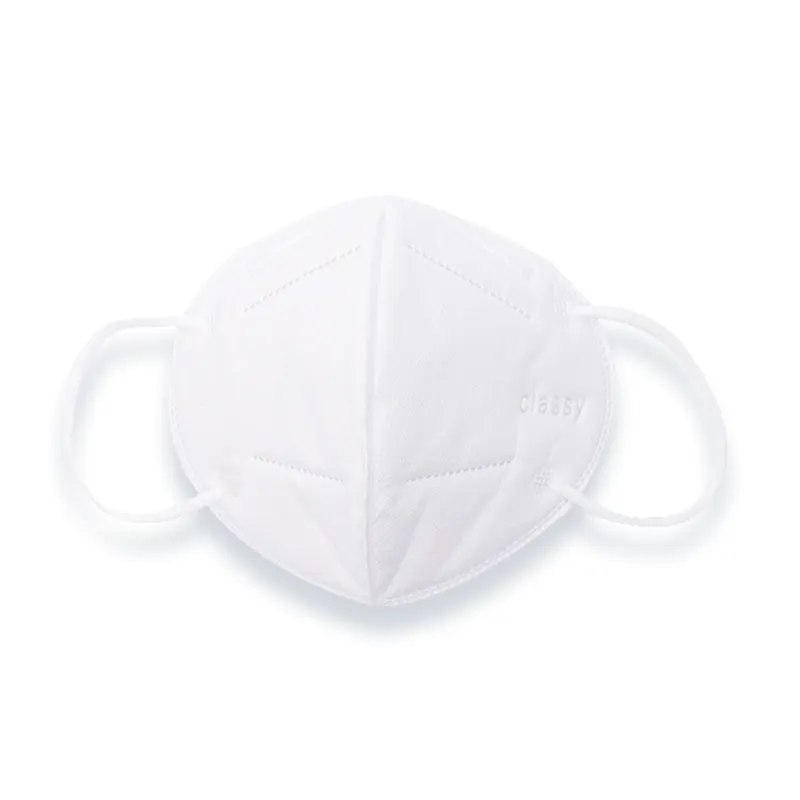 White disposable FFP2 face masks KN95 face masks