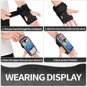 <strong>Phone</strong> Armband <strong>Cell</strong> <strong>Phone</strong> Running Sport Armband <strong>Bag</strong> With Key Holder Strap <strong>Phone</strong> Holder for Running Walking for Iphone Samsung - Product Image 5