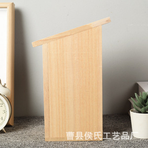 Nid d'oiseau en bois miniature, artisanat, couleur bois naturel, longueur 25cm, pour décoration de bureau, jouet de gribouillage pour enfants - Product Image 3