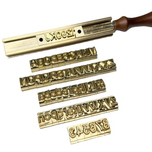 Matrices de cobre para estampado en caliente, color amarillo, tamaño y estilo personalizados, molde para productos del hogar - Product Image 1