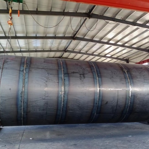 Fiberglass DN4000 Tank Making Equipment Computer Control FRP Tank Winding Production Line FRP Tank Machine