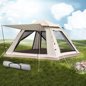 Carpa Ligera de Apertura Automática Rápida de 2.1MX2.1M para 3-4 Personas, Impermeable, para Campamento al Aire Libre con Prevención de Mosquitos, Extra Grande - Product Image 1