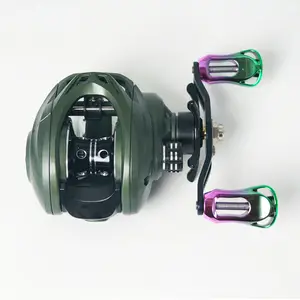 Alpha Wholesale 8kg Baitcasting Reel Fishing 5+1 Metal Spool Bait Casting Fishing Reels