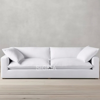 Canapé sectionnel au design de luxe Canapé simple Canapé doux minimaliste Fauteuil canapé modulaire nuage