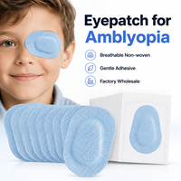 Patch oculaire adhésif non tissé de qualité médicale personnalisé à faible MOQ pour l'amblyopie, couvre-œil jetable anti-lumière, support d'échantillon rapide