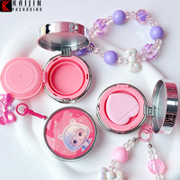 Fond de Teint Hydratant Correcteur Marque Blanche 4,5g, Étui Air Cushion pour Fond de Teint BB en Poudre avec Pendentif