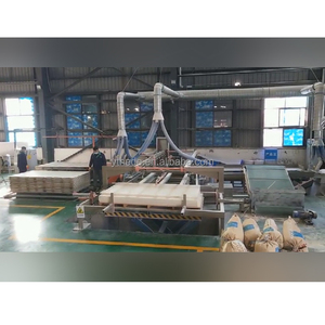 สายการผลิตแผ่นพื้น Mgo ทนไฟอเนกประสงค์ ผลผลิตสูง เครื่องผลิตแผ่นแมกนีเซียมออกไซด์ทนไฟ วัสดุก่อสร้าง - Product Image 6