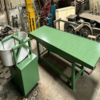Table vibrante en béton, plateforme vibrante magnétique pour la construction et les essais de ciment, table vibrante magnétique durable