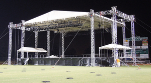 เวทีกลางแจ้งอลูมิเนียมกันลื่นระดับพรีเมียม ติดตั้งง่าย เหมาะสำหรับงานแสดงดนตรี งานแต่งงาน พร้อมอุปกรณ์ไฟเวที - Product Image 5
