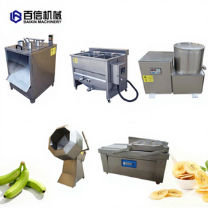 Línea de producción de chips de plátano semiautomática Línea de producción de máquina de procesamiento de chips de plátano pequeño - Product Image 1