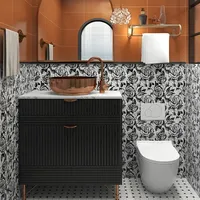 Carreaux de sol modernes mats antidérapants en travertin pleine masse 300x300 pour extérieur, revêtement de sol en pierre de porcelaine de 20 mm pour façades, vente en gros