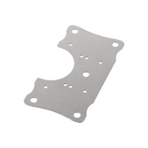 Patch de réparation de charnière de meuble en acier inoxydable pour armoires de chambre, d'hôpital et de cuisine - Durable, installation facile, antirouille, dissimulé - Product Image 1