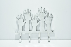 Modern Metal <b>Wall</b> <b>Hooks</b> with Hand Shape Design Decorative Hanging Rack <b>for</b> <b>Keys</b> Bags & Home Organizer Available at Export Price - Product Image 2