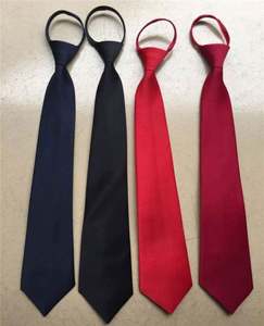 Cravate unie élégante pour homme, accessoires de mode pas chers, vente chaude, cadeau promotionnel, usage professionnel, cravate à fermeture éclair - Product Image 2