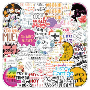 Adesivi motivazionali spagnoli HOYO, all'ingrosso, con citazioni positive in latinoamericano, Spagna, spagnolo, <span class=keywords><strong>castellano</strong></span>, impermeabili - Product Image 5