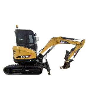 Excavadoras de 3.5 Toneladas de Buen Rendimiento, Mini Excavadoras SY35U en Venta, Envío Gratis, Mini Excavadora - Product Image 1