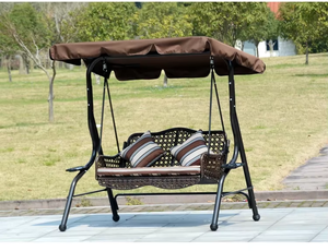 Venta caliente <span class=keywords><strong>Columpio</strong></span> de jardín silla colgante muebles de exterior columpios de patio con <span class=keywords><strong>toldo</strong></span> - Product Image 5