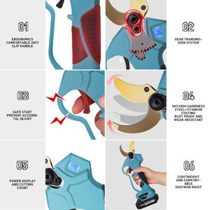 DTWA2-0048 8 polegadas motosserra de lítio recarregável sem fio motosserra 21V elétrica motosserra - Product Image 3