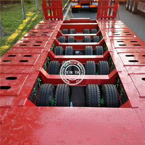 Camion à plateau bas pour le <span class=keywords><strong>transport</strong></span> de machines lourdes, remorque modulaire hydraulique - Product Image 3