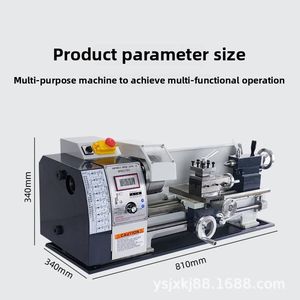 <span class=keywords><strong>Tour</strong></span> multifonctionnel à lit plat Industriel Ménage 220V Travail du bois Métal Micro Machine d'<span class=keywords><strong>usinage</strong></span> de précision Nouveau <span class=keywords><strong>tour</strong></span> - Product Image 5