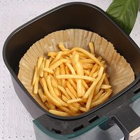 Custom Simple Square Parchment Air Fryer Oven Paperboard Household Air Fryer Paper for Cooking