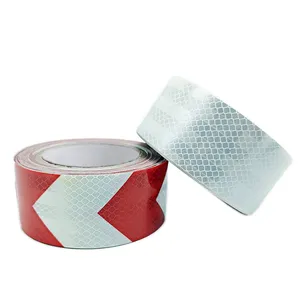 Two-tone reflective tape is resistant to water, gas and oil