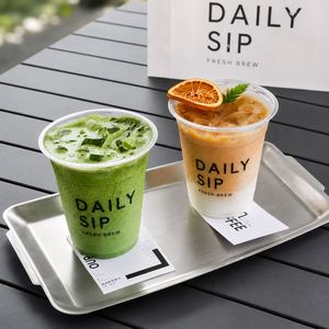 แก้วพลาสติก PET ใสพิมพ์ลายแบบพรีเมียมสำหรับมัทฉะ ลาเต้ กาแฟเย็น น้ำผลไม้ ชา เครื่องดื่มคาเฟ่ บรรจุภัณฑ์แบบนำกลับบ้าน ผู้จัดจำหน่าย - Product Image 4