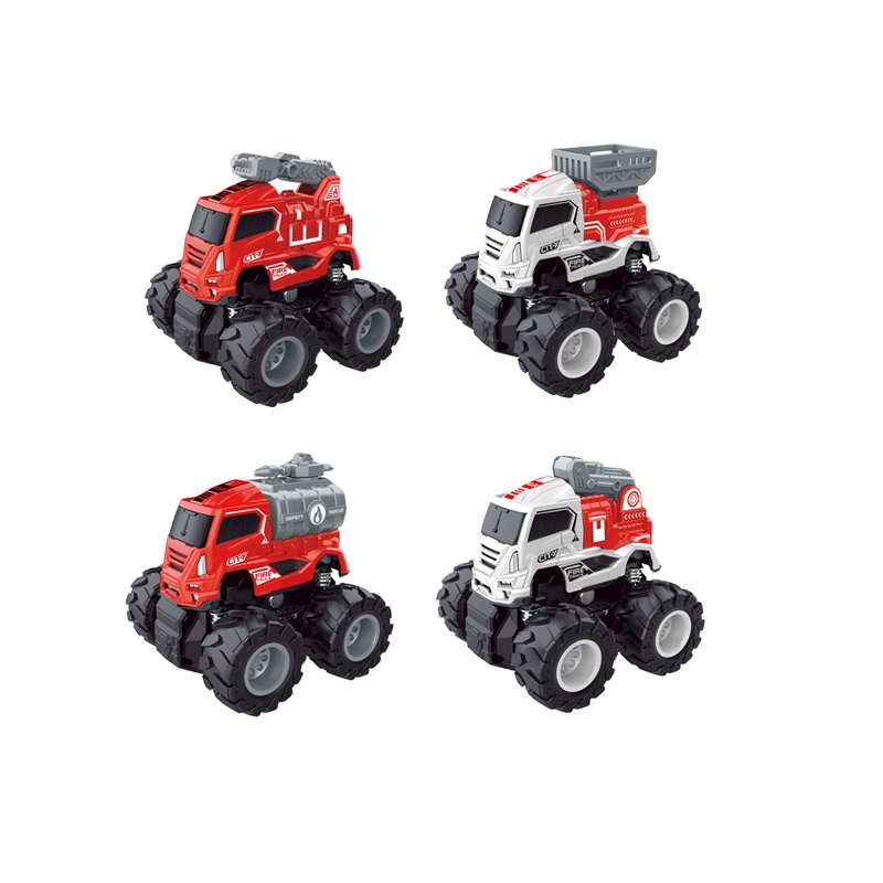 Высокое качество, 4 колеса, сплав, детский подарок, обучающая машина, трение, пожарная машина, игрушка
