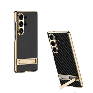 Funda Protectora de PU con Electrochapado para S23/S24/S25/S26 Ultra con Soporte de Tira, Protección Anticaídas y Antigolpes - Product Image 4