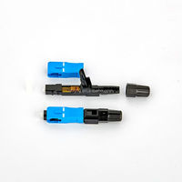 Assemblage rapide connecteur rapide à fibre optique horizontale 53mm à faible perte d'insertion SC APC SC UPC pour FTTH