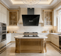 Hotte aspirante latérale de style rétro simple, design facile à nettoyer pour une tranquillité d'esprit, adaptée aux petites cuisines de style britannique