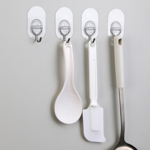 Sẵn Sàng Để Tàu 1 Nhiệm Vụ Nặng Nề Dính Tay Nhỏ Móc Trong Suốt 360 Độ Xoay Tiện Ích Móc Đa Chức Năng Nhựa Thiết Kế - Product Image 1