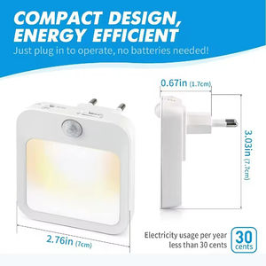 Lampade Creative Intelligenti con Sensore di Movimento, Luce LED con Rilevatore di Presenza, Lampada da Camera Dimmerabile 110V 220V, Luce Notturna Decorativa - Product Image 5