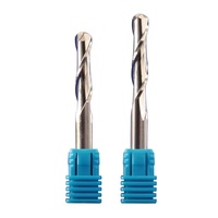 Fraise à bout sphérique à 2 cannelures de 4 mm pour le travail du bois, fraises de défonceuse CNC, carbure cémenté de haute précision