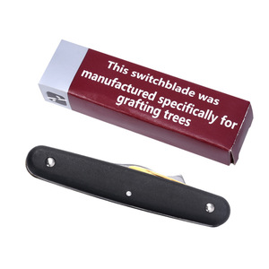 Cuchillos de injerto plegables para jardinería, tijeras de poda para injertar y cortar plántulas y árboles - Product Image 2
