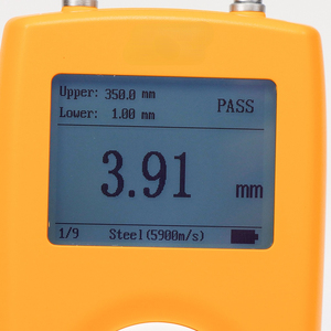 เครื่องวัดความหนาอัลตราโซนิก LS213 สำหรับการทดสอบแบบไม่ทำลายวัสดุ (NDT) สำหรับโลหะ พลาสติก แก้ว เซรามิก LS213, LS213 อัลตราโซนิก T - Product Image 1