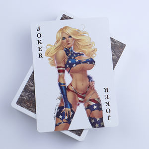 Naipes Personalizados para Adultos con Diseño de Chicas Desnudas Jugando al Póker, con Logotipo Personalizado, Esquinas Redondeadas, Empaque en Caja - Tu Propio Diseño de Baraja - Product Image 5