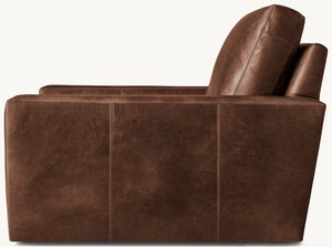 Moderne Luxus Wohnzimmer möbel High End Elegante hand gefertigte Leder Einzels ofa Stuhl - Product Image 5