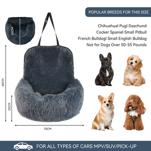 Kustom tahan air dapat dilepas dicuci penutup ortopedi bulu palsu kursi mobil hewan peliharaan untuk anjing - Product Image 3