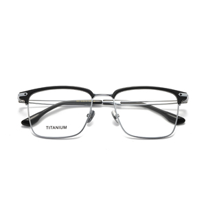 Elegantes Gafas de Sol Minimalistas de Titanio para Hombre y Mujer, Montura Dorada - Product Image 1