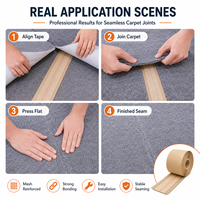 Ruban adhésif thermofusible pour tapis, ruban de jonction de tapis activé à la chaleur pour l'installation de tapis