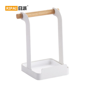 Support magnétique multifonctionnel Ripai pour couvercles de casseroles avec support, rangement de comptoir de cuisine pour spatules et égouttoirs, design carré - Product Image 4
