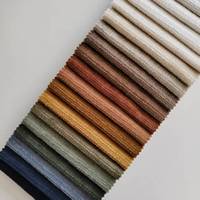 Tissu de canapé 100 % polyester luxueux, épais, haute densité, chenille, résistant aux taches, jacquard, doux pour la peau, pour la réception à domicile