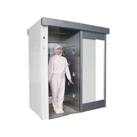 Chambre de douche à air automatique en acier inoxydable avec système de purification d'air pour l'industrie de la viande et les abattoirs