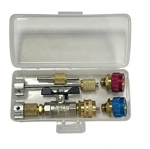 Kit d'outils professionnels pour le retrait de valves en cuivre R1234yf STD JRA avec installateur de raccords rapides pour climatisation - Product Image 1