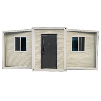 Maison portable moderne de 20 pieds, conteneur mobile extensible, maison préfabriquée, conteneurs pour bureau extérieur