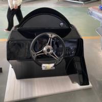 Bateau ponton sportif en aluminium Allhouse Bay Runner de 21 pieds avec logo personnalisé, rail de marche latéral et boîte à poissons, haute vitesse